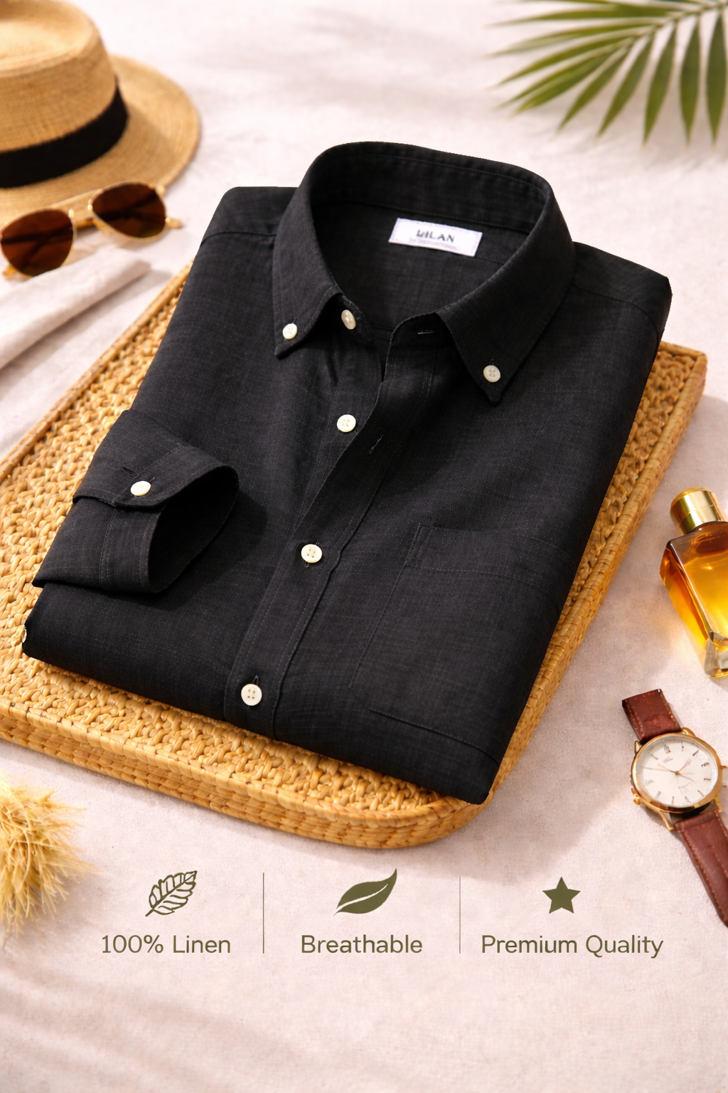 Combo Set 1 Linen Shirts Combo Pack (4 Shirts)